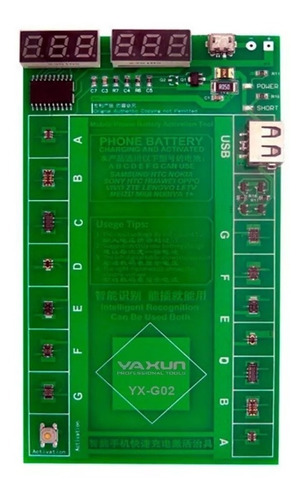 Activador De Baterias Yaxun Yxg02 Servicio Técnico Herramienta Celulares