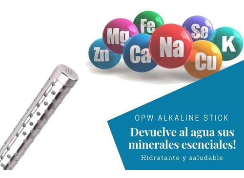 3 X Barra Agua Alcalina Y Ionizada Certificada Opw / Ph +8.6