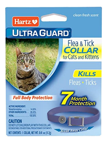 Collar Para Pulgas Y Garrapatas Para Gatos Hartz Ultra Guard