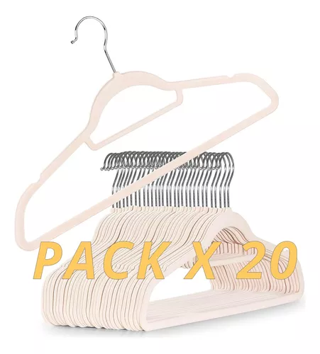 Perchas Infantiles Slim Terciopelo Pack x 10 - AC07