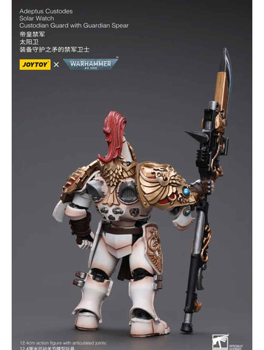 Joy Toy Warhammer 40k Adeptus Custodes Solar Guard With Spea