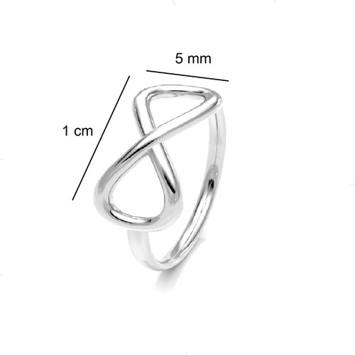 Imagen 3 de 9 de Anillo Midi De Plata .925 Medio Dedo Mujer Niña Agalea