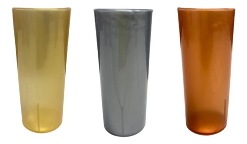 Vaso Trago Largo X 20 Pastel Perlado Colores Cotillon Fiesta