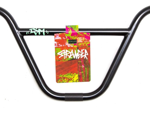 Manubrio Stranger Bmx Ism 9,25  ¡de Cromo! Negro Profesional