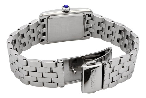 Reloj De Pulsera Para Mujer Seiko Swr085, Esfera Rectangular
