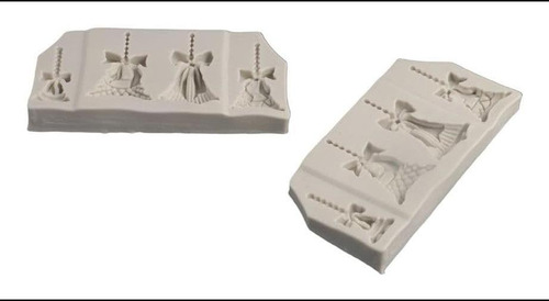 2 Pcs Bell De Navidad Molde De Silicona Molde De Fondant De