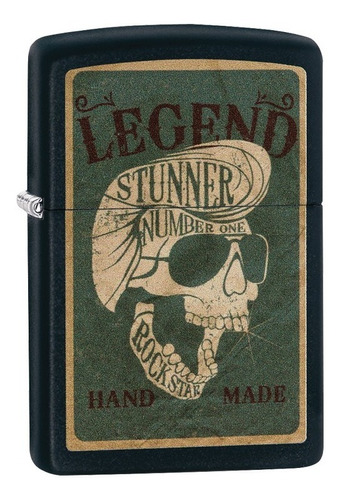 Encendedor Zippo Legendary Skull Diseño Calavera Cod 29630