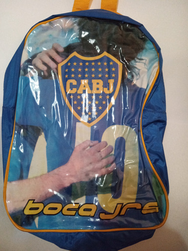 Mochila Boca Juniors 32 X 23 Escudo 
