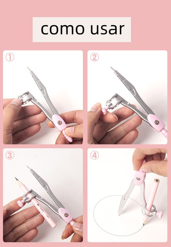 Kit De Herramientas Rosa Para Estudiantes De Matemáticas