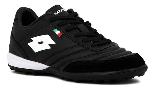 Imagen 2 de 7 de Champion Futbol 5 De Cuero Lotto Negro - Hombre
