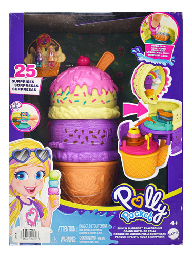 Polly Pocket Parque De Juegos Polly Sorpresas Mattel Cd Color Multicolor