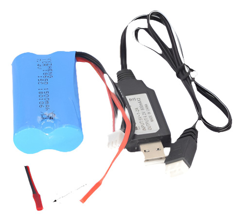 7.4v 2s 1500mah 15 C 18650 Batería Li-jst Enchufe Cargador D