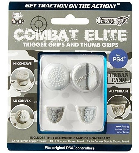 Snakebyte Trigger Treadz Combat Elite - Paquete De Puños Par