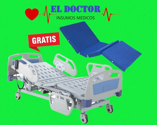 Imagen 1 de 3 de Cama Hospitalaria Electrica 5 Funciones - Equipo 