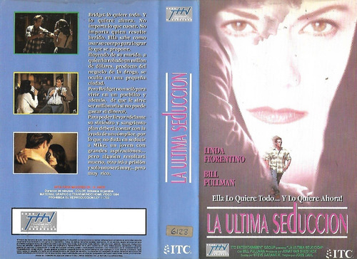 La Ultima Seduccion Vhs Linda Fiorentino Bill Pullman