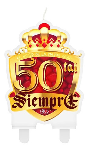 Pack De Velas De Cumpleaños Números 30, 40 Y 50 Tai Siempre