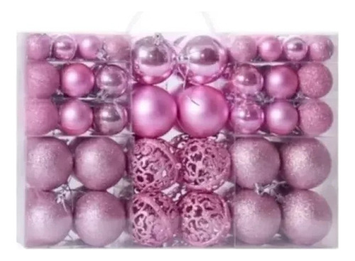 Paquete De 100 Esferas Navideñas Para Decoración De Árboles