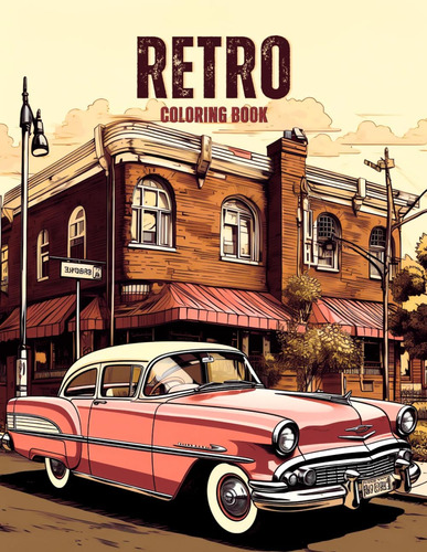 Libro: Retro Coloring Book: Vintage Designs For Seniors And 