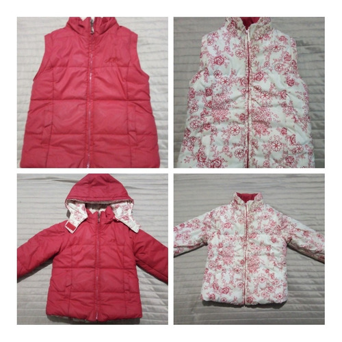 Campera/chaleco 2 En 1 Mimo 2/4 T Reversible Capucha Desmont