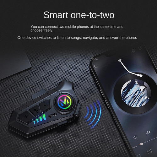 Auriculares Con Casco Crystally-y10 Para Coche