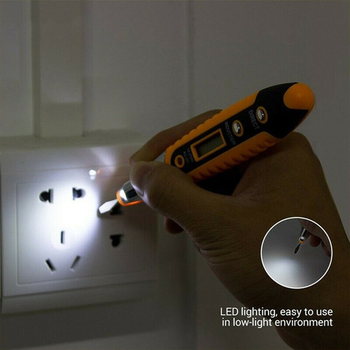 Vd700 Lápiz De Prueba Led Pantalla Hd Ac/dc 12-250v Detectar
