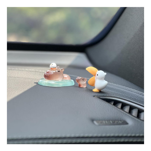 Capibara Luminoso De 9 Cm Para Tablero De Auto | Nmohydeu
