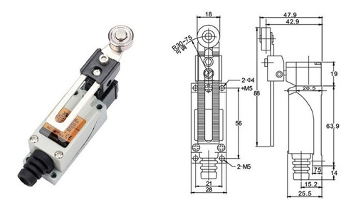 Limit Switch Interruptor Final De Carrera Xz 8108 Xurui