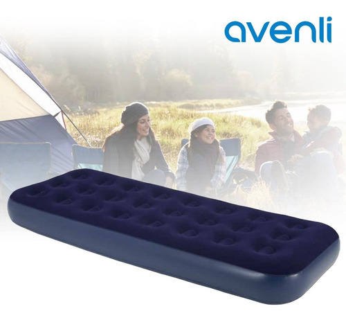 Colchon Inflable Maxi 1 Colchon 1 P + Almohada + Inflador