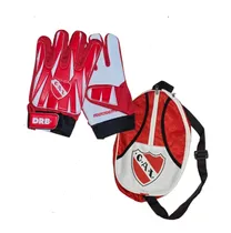 Comprar Combo Futbol Independiente Guantes Arqueros Niños + Botinero