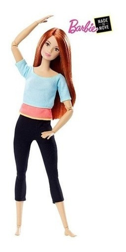 Imagem 2 de 6 de Barbie Feita Para Mexer Top Azul Ruiva Ms
