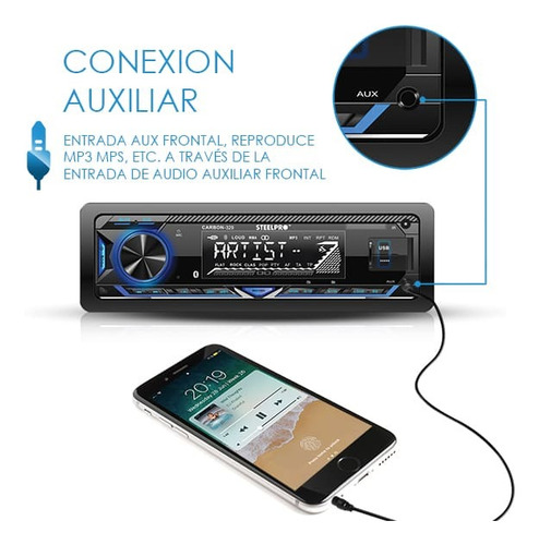 Steelpro Kit Autoestereo Bluetooth Y Bocinas 6.5 Usb-sd Card