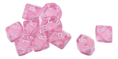 4 Paquete De 2-4 10 Piezas De Dados De Plástico 4 Piezas