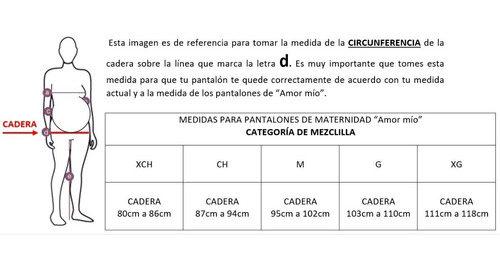 Imagen 3 de 3 de Pantalón Mezclilla De Maternidad Embarazo Ropa De Maternidad
