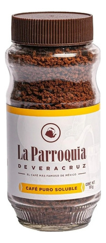 Café La Parroquia De Veracruz soluble granulado puro 100 Gr