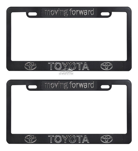 Par De Marcos Porta Placas Letra Cromada Universales Toy0t4