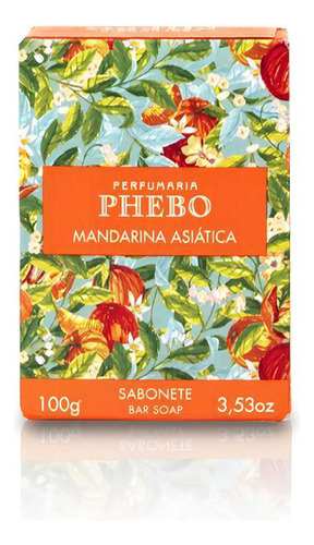 Sabonete Barra Phebo Mandarina Asiatica 100g