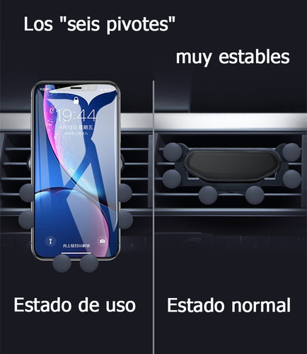Imagen 6 de 10 de Auto Soporte Base Universal, Porta Celular Soporte Coche Gps