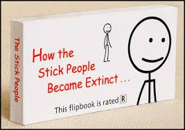 Libro How The Stick People Became Extinct: Flip