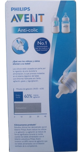 Imagen 5 de 8 de Set Avent 4 Tetinas Para Mamaderas Classic Anti-colic
