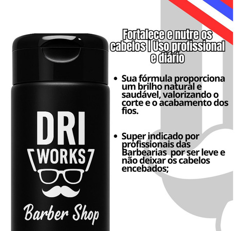 Kit 6 Shampo Driworks Anticaspa Limpa E Fortalece Cabelo