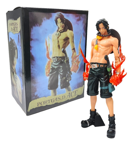 Figura De One Piece Portgas D. Ace 27cm Pvc En Caja Anime 