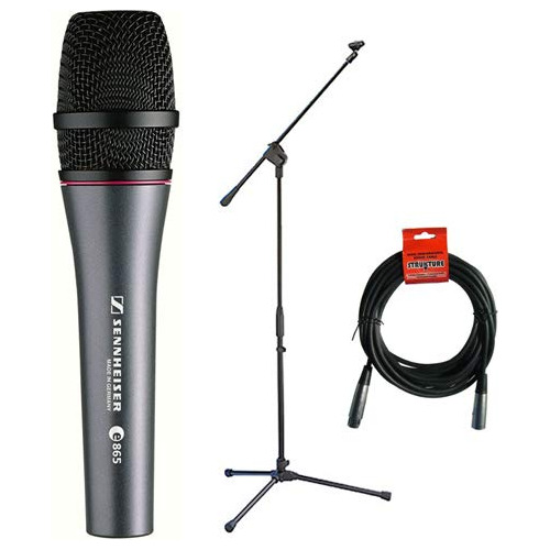 E865 Super-cardioid Handheld Microfono Condensador Cable Xlr