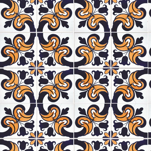 Papel De Parede Lavável Azulejo Português Antigo 9m