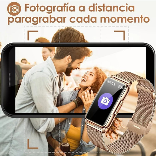 Smartwatch Para Mujer Reloj Inteligente Smart Band Bluetooth