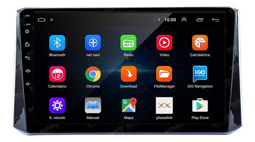 Autoestéreo Android Carplay Toyota Corolla 18-20 Con Camara
