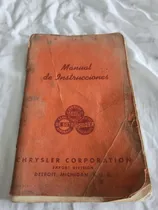 Comprar Antiguo Manual Usuario Dodge De Soto Chrysler Plymouth 51\u002F52