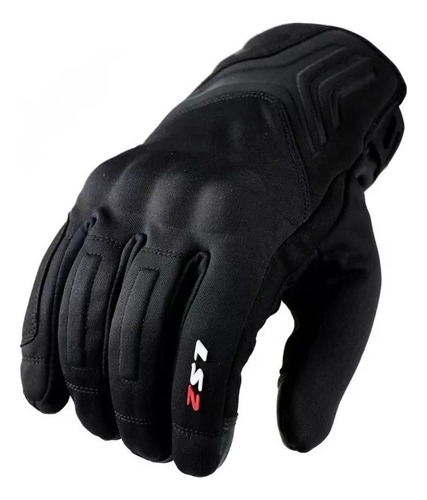 Guantes Ls2 Hombre Jet 2 Negro Corto Fas Motos