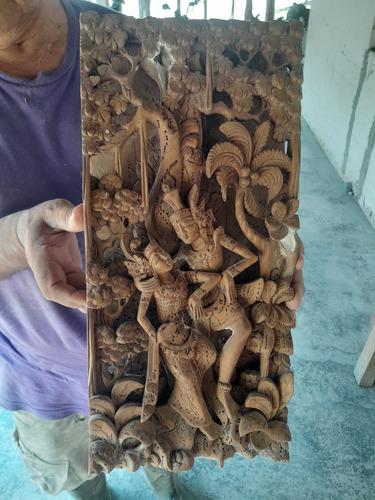 Talla De Madera Asiatico (Usado)