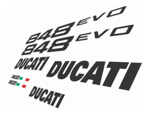 Calcomanias - Oficiales Para Ducati 848 Evo