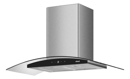 Campana Extractora Cocina 90cm Rivel Camp-xct90 Acero Inox Color Plateado